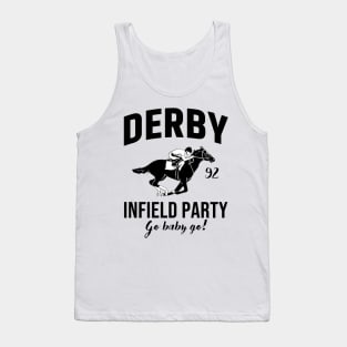 The Derby Infield Party Go Baby Go Horse Racing Tank Top